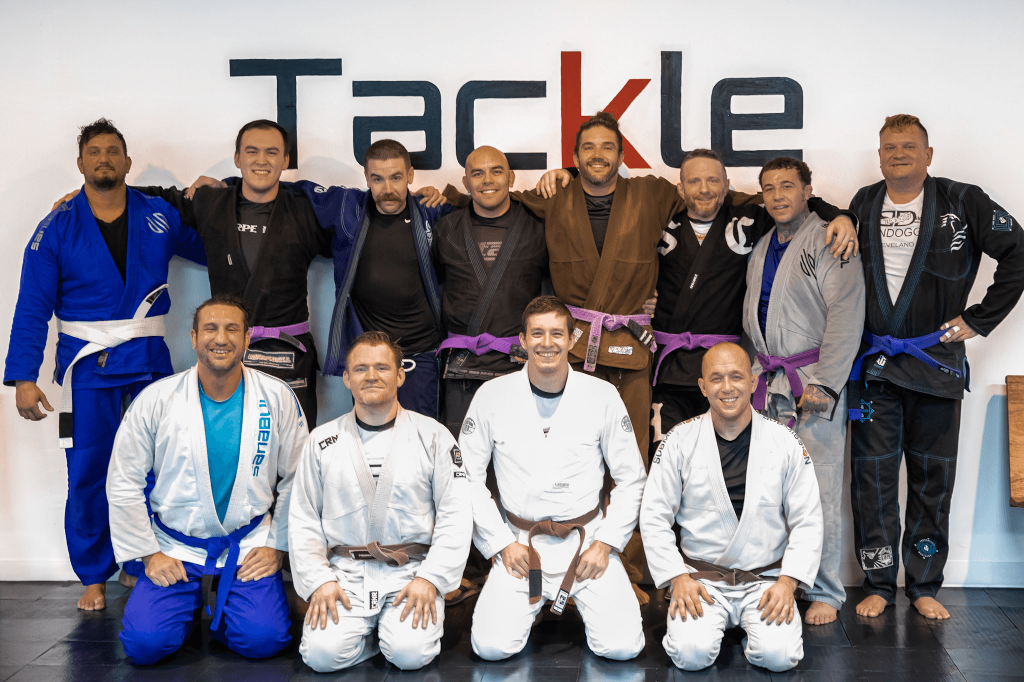 Butterfly sweep in a brazilian jiu jitsu competition
