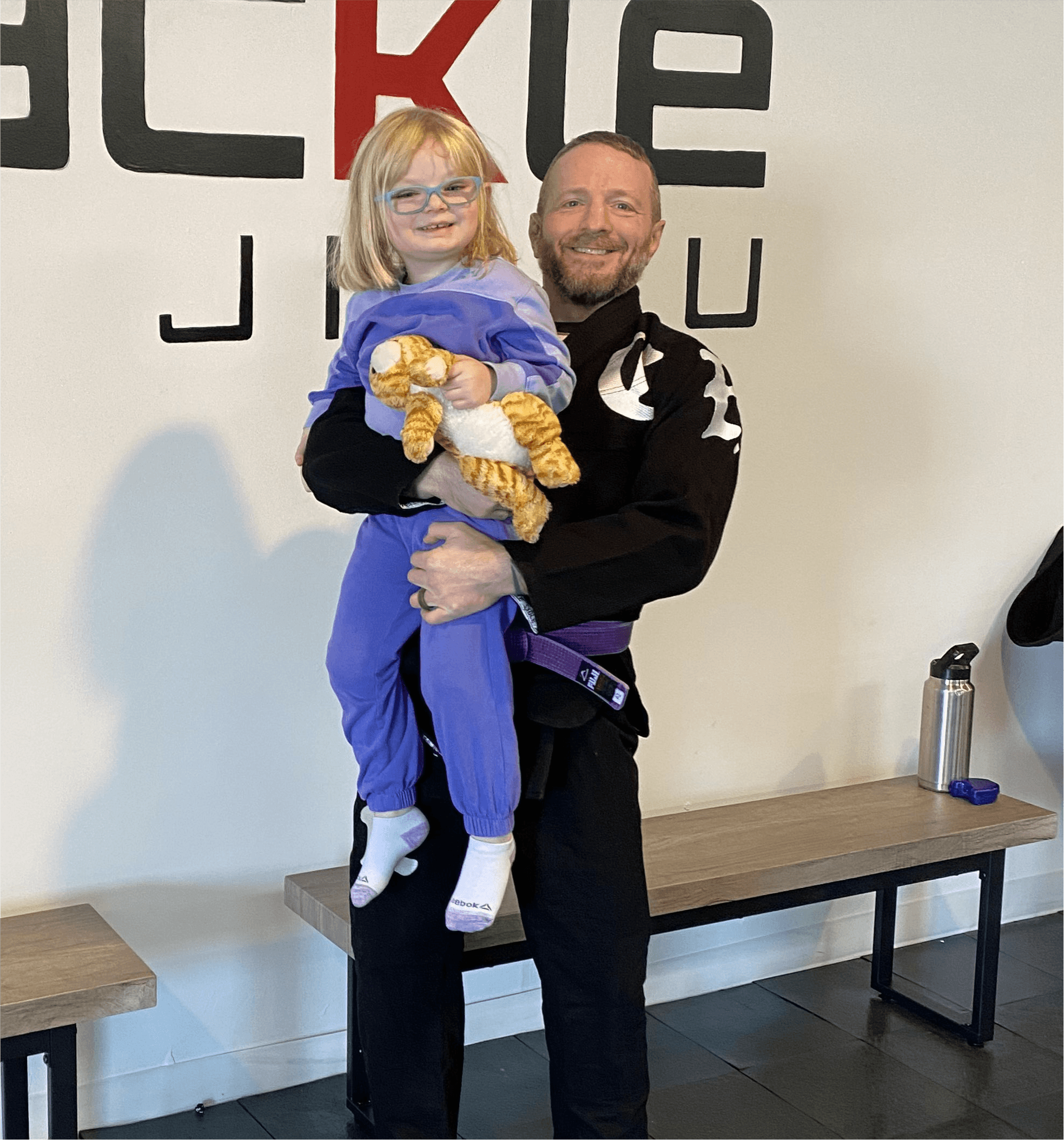 Brian and Rita excited to be at Tackle Jiu Jitsu