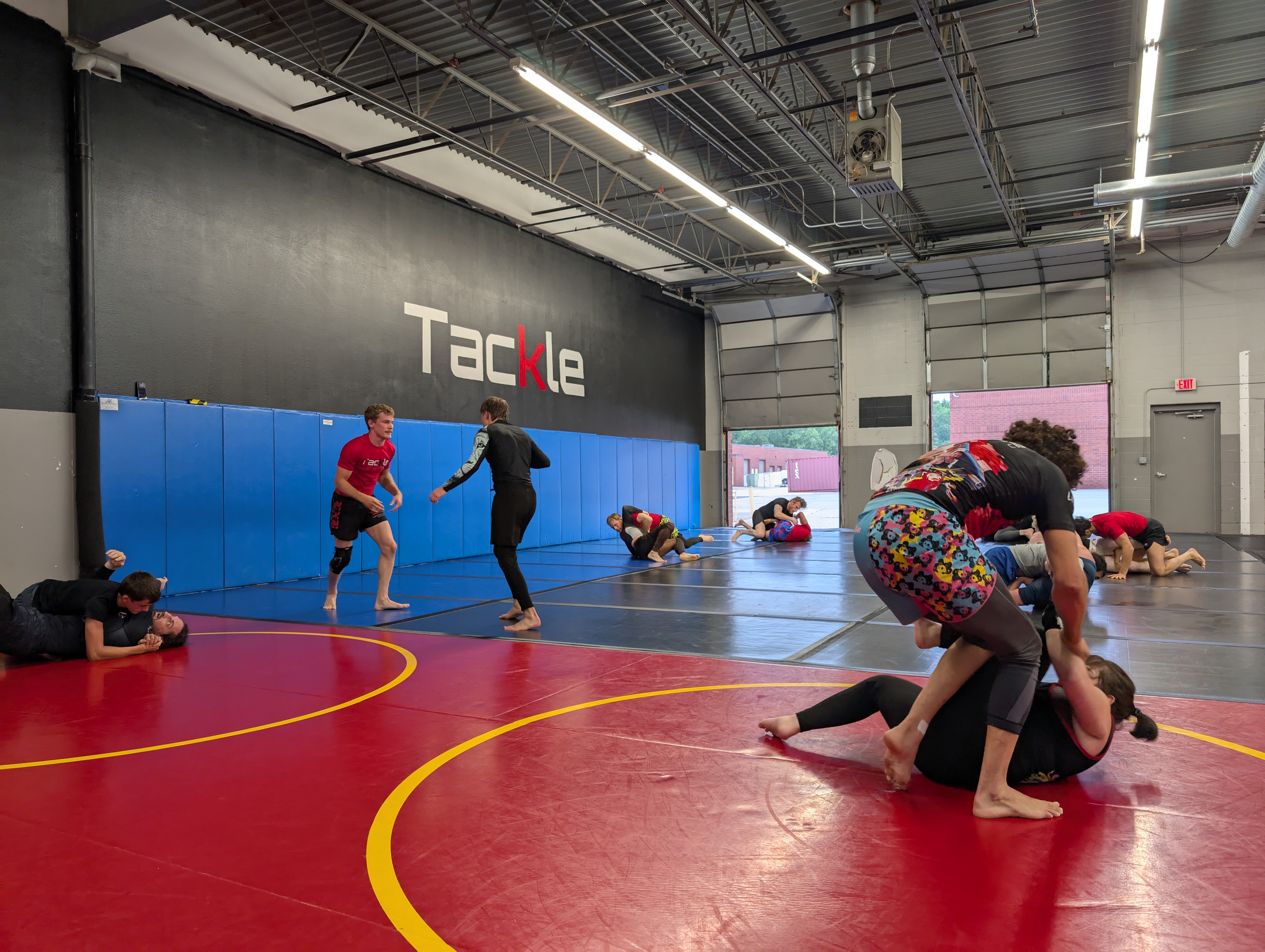 No gi jiu jitsu class at Tackle Jiu Jitsu in Middleburg Heights, OH